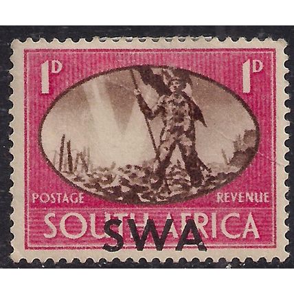 South West Africa 1945 1d Ovpt Victory SG 131 MM ( J966 )