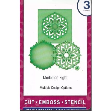 Spellbinders. Medallion Eight Die Set. Die Cutting Cardmaking Scrapbooking Craft