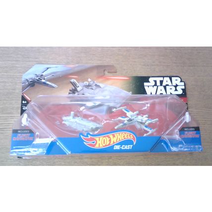 STAR WARS - First Order Transporter vs X-Wing Fighter - Hot Wheels Twin Pack
