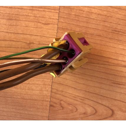 Tan VW Jetta Golf GTI Audi A6 Pigtail Wiring Connector Plug Audi S8 4A0972988