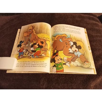 Little Golden Book Mickey Mouse Those Were The Days By Mary Carey VF 8.0 1988