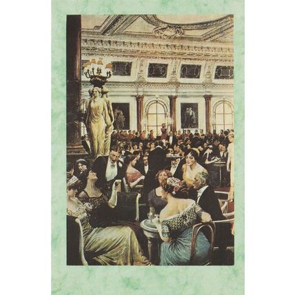 Postcard Foyer Savoy Hotel London 1890s - Nostalgia
