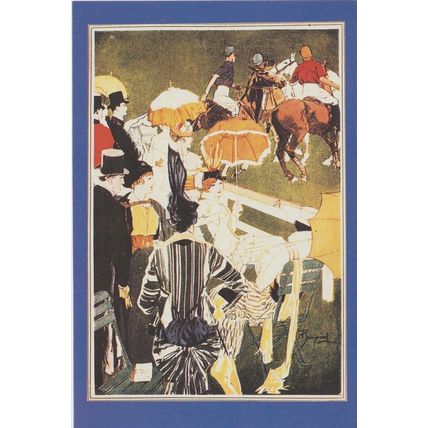 Postcard Polo at Ranelagh 1890's Kit-Cat Club Barnes London - Nostalgia