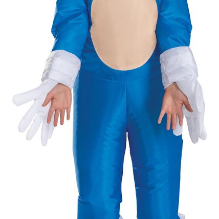 Disguise Sonic Inflatable Kids Costume, Official Sonic Move 3 Inflating Costume