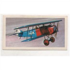 1972 Brooke Bond Tea card History of Aviation card No.10 Fokker D.VII