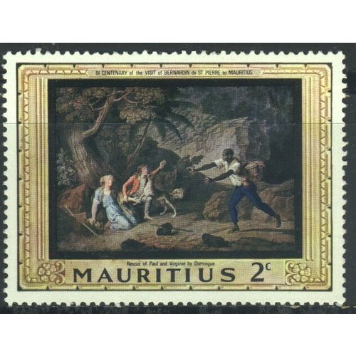 Mauritius 1968 - SG376 - 2c multi - Dominique Rescues Paul & Virginie - MH