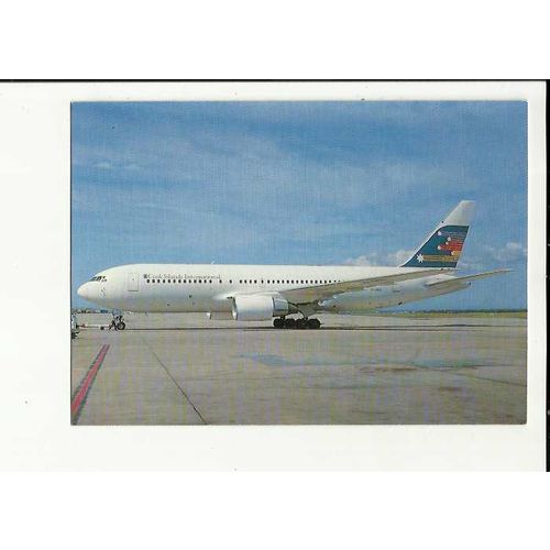 Aviation COOK ISLANDS BOEING 767-277 Postcard by Skyliner (008)