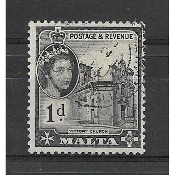 Malta.SG268 1d Victory Church.Fine Used.Dec19b