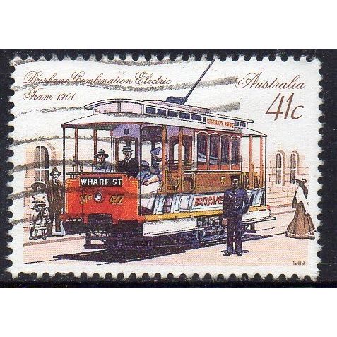 Australia 1989 Australian Historical Trams -Brisbane Electric Tram 1901 41c Used