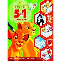 With Dot To Dot, Colour-By-Numbers, Copy Colouring, And More! Disney The Lion Ki