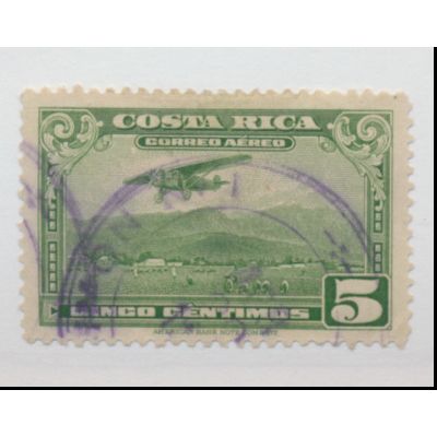 Costa Rica Stamp Scott #C15, Used