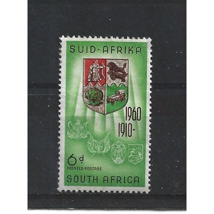 SouthAfrica.SG180 6d Union Arms.Mounted Mint.Aug25