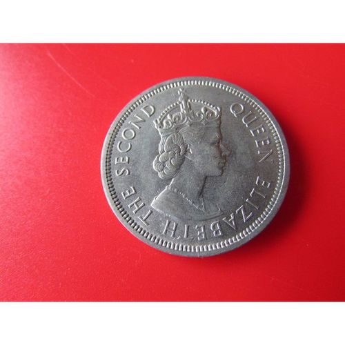 1960 QUEEN ELIZABETH II HONG KONG ONE DOLLAR FREE POST. A