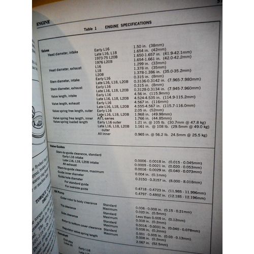1968-1976 Datsun Service,Repair Handbook,510,610,710,Clymer