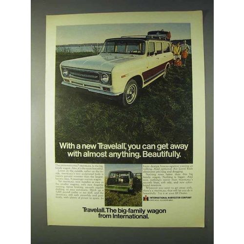 1969 International Harvester Travelall Ad - Get Away