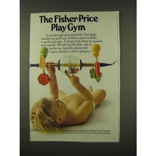 1973 Fisher-Price Play Gym Ad
