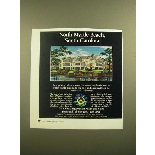 1988 North Myrtle Beach, South Carolina Ad