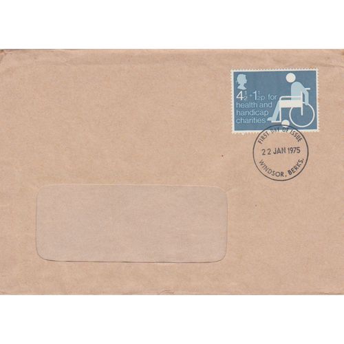 GB 1975 Year of the Disabled FDC Windsor pm see others
