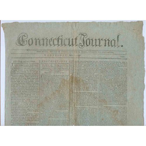 CT New Haven Newspaper Title: Connecticut Journal Date: May-2-1798~16