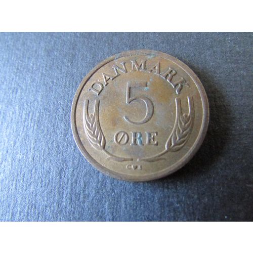 1966 DENMARK 5 ORE FREE POST. Q