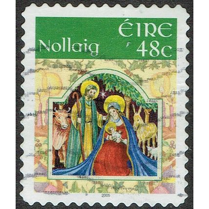 Ireland 2005 Christmas 48c Multicoloured S/Ad SG1766 GU