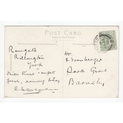 Yorkersgate Malton Postcard 1910 North Yorkshire