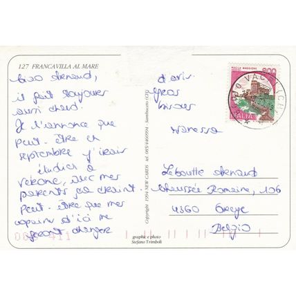 Francavilla al Mare Italy Postcard posted VGC