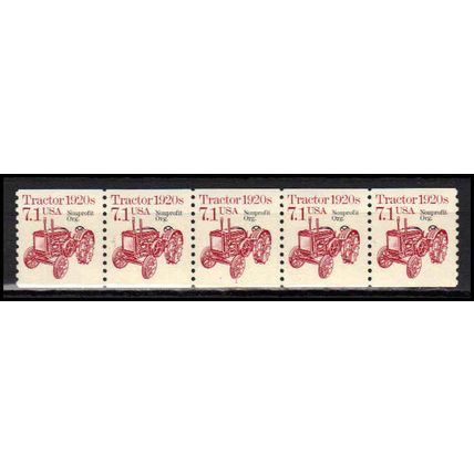2127a 7.1c Tractor Very Fine MNH Dry Gum PNC 1/5 X0800