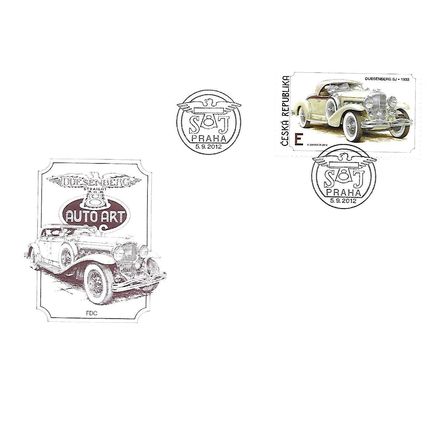 Mi 734/9 FDC: Vintage Cars: Drawings by Václav Zapadlík