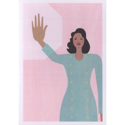 Anita Hill vs Clarence Thomas Sex Harassment Legal Case Postcard