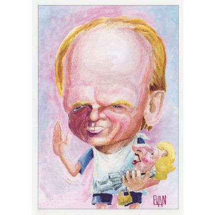 William Hague Conservative Election 1997 Party Comic Art Postcard