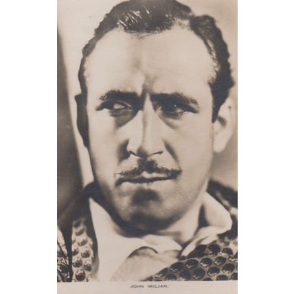 John Miljan Film Weekly Series Postcard Photo