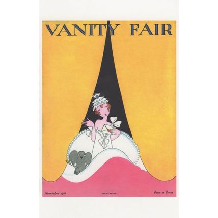 Tiny Dumbo Elephant Lady With WW1 Romantic Letter Painting Postcard