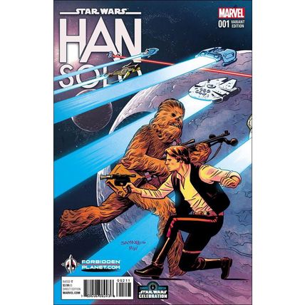 Han Solo (2016) #1 MARVEL COMICS Star Wars CHEWBACCA 1:3000 FP Samnee Variant