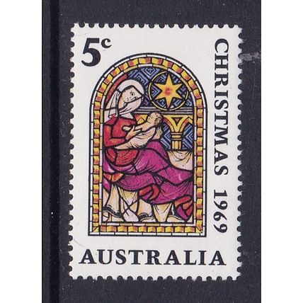 AUSTRALIA 1969 CHRISTMAS 5c MINT SG444