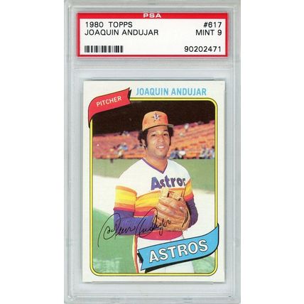 1980 Topps Joaquin Andujar #617 PSA 9 P1303