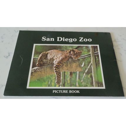 SAN DIEGO ZOO PICTURE BOOK Animals CA California Souvenir