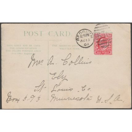 Hold To Light - Porthcurnow Cove, Cornwall, 1904 - Hagelberg Postcard