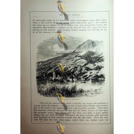 Rigi & Kussnacht, Switzerland, Book Illustration (Print), c1890