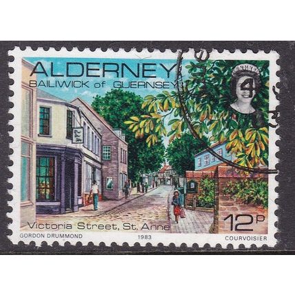 Alderney 1983 Victoria Street St Anne 12p SG A6 Very Fine used VGC