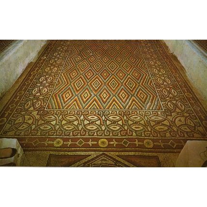 Jericho Hisham Palace Israel Mosaic 8th Century Floor Art Israel Postcard