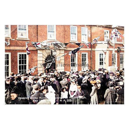 ptc8703 - Yorks' - Opening of Montagu Hospital in 1905, Mexborough - print 6x4