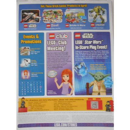 Lego Store Newsletter April 2013