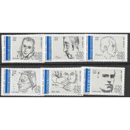 1991 Michel 2819/2824 - MNH (**)