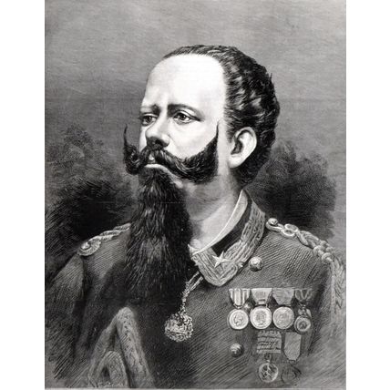 LATE KING VICTOR EMMANUEL II 1878 Charles Roberts VICTORIAN ENGRAVING