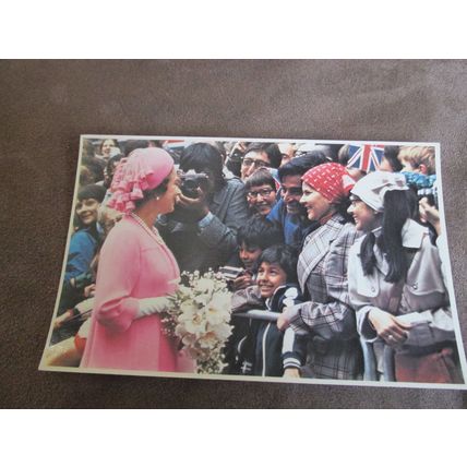 Prescott Postcard - Queen Elizabeth Jubilee Walkabout - Royalty