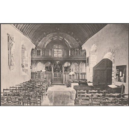 Crantock Church, Newquay, Cornwall, c.1910s - Hartnoll's Postcard