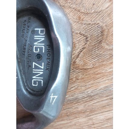 Ping Zing Karsten 4 Iron, Black Dot, Ping Steel Shaft Nice Ping Grips