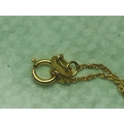 Necklace Gold Vermeil over Sterling Silver Purple Amethyst Stone Chain Pendant