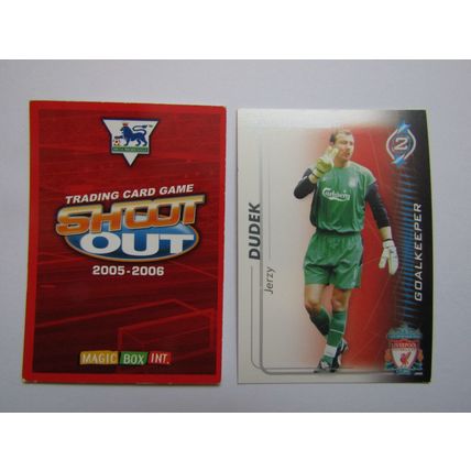 Jerzy Dudek - Liverpool - Shoot Out 2005 2006 Magic Box Football Card (EF1)
